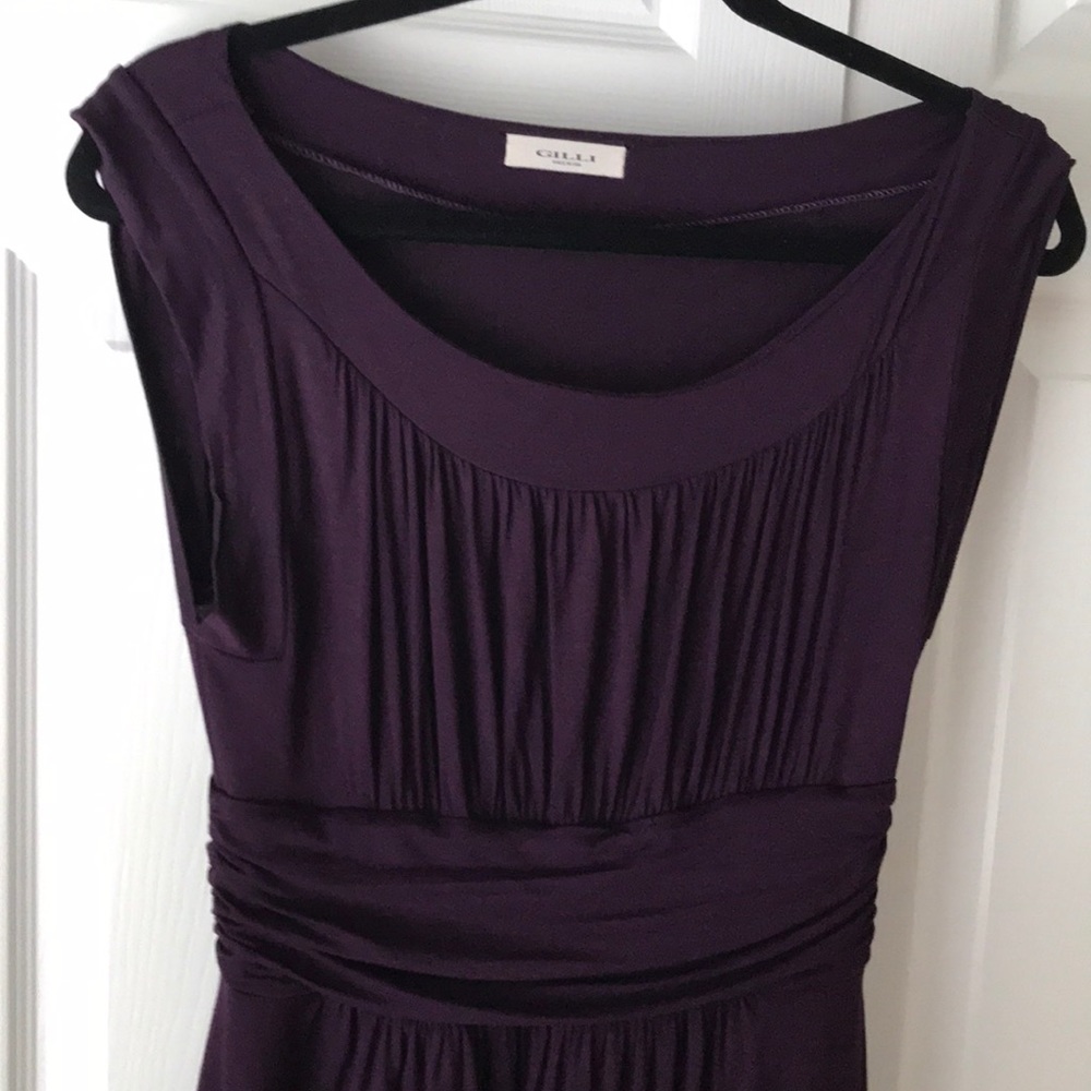 Gilli Modcloth knit dress in plum size medium EUC